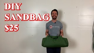 DIY Sandbag Make Your Own Sandbag for Home Exercise [upl. by Thatcher44]