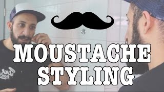 Schnurrbart  Mustache perfekt stylen  HowTo by BARTMANN [upl. by Bang]