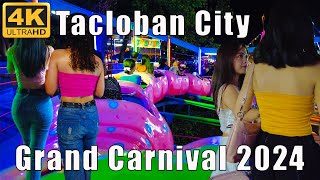 Tacloban City Grand Carnival 2024  Walking Tour 4K  Julanders [upl. by Llenil826]