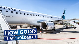 TRIP REPORT  Air Dolomiti Embraer ERJ195  Munich to Bologna in Economy Class [upl. by Rehpotsirc]