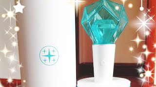 Unboxing SHINee Official Lightstick SHATING STAR [upl. by Ahsratan]