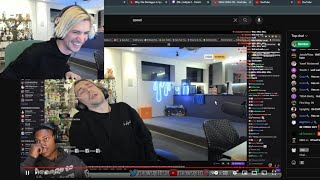 xQc Dies Laughing at Speed seeing him Troll him [upl. by Karwan]