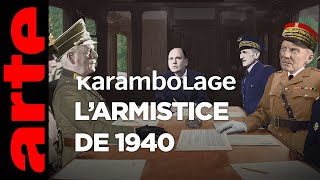 Larmistice de 1940  Karambolage  ARTE [upl. by Heinrik587]