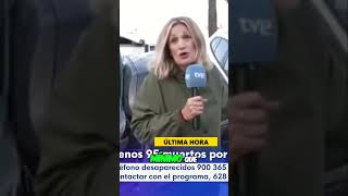 Reportera de TVE angustiada ante el peor día de su vida por la gota fría🌧️ españa noticias Sedaví [upl. by Eniamaj]