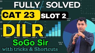 COMPLETE DILR SOLUTIONS  CAT 2023 SLOT 2  CAT 2024  BY SOGO SIR  LIVE AT 930 PM [upl. by Alodi815]