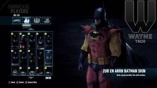 Batman Arkham Knight All Skins [upl. by Selyn]