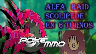 Scolipede Raid Guia derrotando en 6 turnos Halloween 2024 PokeMMO [upl. by Graeme]