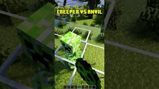 Minecraft 32 Creeper VS Anvil  Game Wala shorts minecraft [upl. by Akeem]