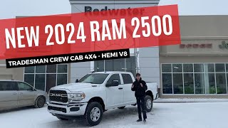 New 2024 Ram 2500 Tradesman Crew Cab 4x4  HEMI V8  Stock  RR20976  Redwater Dodge [upl. by Secnarf]