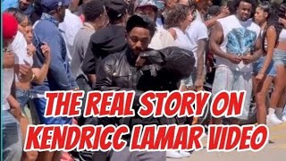 Kendricc Lamar Video Shoot Reaction Compton Crips kendricklamar compton video realstory [upl. by Dnalel]