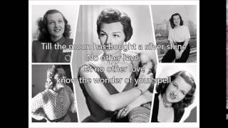 JO STAFFORD  No Other Love（1950）with lyrics [upl. by Placida127]