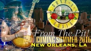 Guns N Roses quotWelcome to the Junglequot from the pit  MerecedesBenz Superdome 7312016 [upl. by Joyan863]