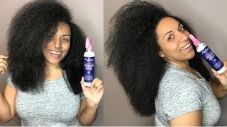 NEW Shea Moisture Sugarcane Extract amp Meadowfoam Seed LeaveIn for Blow Out  Malerie Anneke [upl. by Kile866]