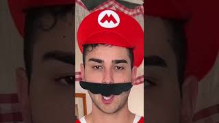 Mario Bros reacting to PIZZA ON FRIES 😂 shorts [upl. by Elmore]