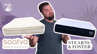 Saatva vs Stearns amp Foster Lakeridge Mattress Comparison  Which Luxury Bed Is Best For You [upl. by Michaela]