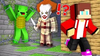 How JJ and Mikey Hide and Escape From PENNYWISE Hide and Seek Minecraft Maizen [upl. by Naehs]