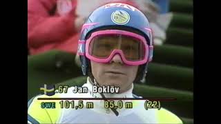 Mäkihyppyä Holmenkollen 1990 [upl. by Naejamron]