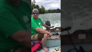 Evinrude 75HP Fleetwin motor field test [upl. by Twitt]