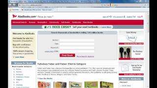 AbeBookscom Help  How to Place an Order [upl. by Aknaib]