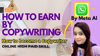 What is Copywriting  How to use meta ai in whatsapp for copywriting [upl. by Ayamahs]