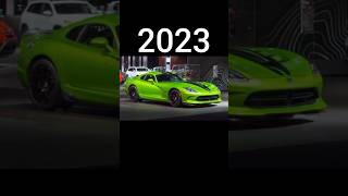 DODGE VIPER Car Models Evolution viralvideo [upl. by Somerville985]