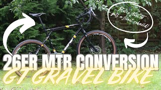 Retro GT MTB gets an amazing Gravel Bike Conversion [upl. by Eadwina]