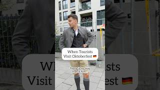 Tourists at Oktoberfest be like 🇩🇪 ft paulomucYT comedy germany german oktoberfest [upl. by Lladnik]