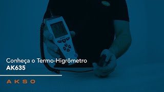 Conheça o TermoHigrômetro AK635 [upl. by Eanahc]