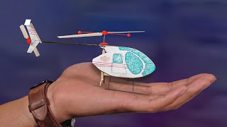 Making a Rubberband Powered Helicopter working tail rotor [upl. by Anahtor]