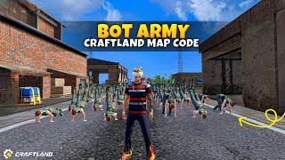 Bot Army Craftland map code Free fire [upl. by Aseram]