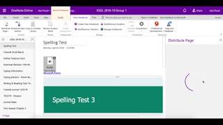 Spelling Tests on OneNote Class Notebook [upl. by Okia]