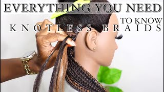 Knotless Instructional Video EVERYTHING You NEED to KNOW To Learn How To Do KNOTLESS BOX BRAIDS [upl. by Larual]