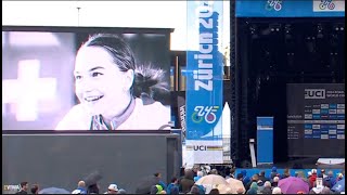 UCI World Championships Zurich 2024  Muriel Furrer lhommage des Mondiaux de Zurich ce vendredi [upl. by Olin603]