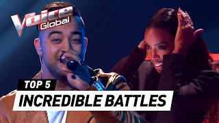 INCREDIBLE BATTLES in The Voice [upl. by Sallyanne]