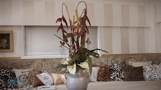 Hanging Heliconia Arrangement Floristry Tutorial [upl. by Einnaffit]