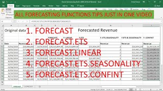 How to Forecast the future values using Excel make predictions easily using excel [upl. by Oeak]