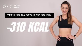 WYZWANIE JESIEŃ 🔥17 Trening NA STOJĄCO 310 KCAL [upl. by Ennaylime]