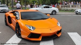 Timatis Lamborghini Aventador w DMC Spoiler  Driving in Monaco  1080p HD [upl. by Asilrahc]