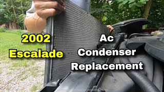 2002 Escalade AC Condenser Replacement [upl. by Connelly219]