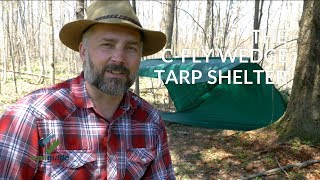 The CFly Wedge Tarp Shelter  A Classic Tarp Layout [upl. by Fionnula]