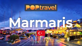 MARMARIS Turkey 🇹🇷  Night Tour  4K 60fps UHD [upl. by Enilegnave]