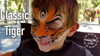 Classic TIGER  Face Paint Tutorial [upl. by Peale]