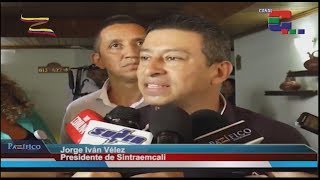 Sintraemcali dice que los partidos afines al Gobierno manejan la contratación en Emcali [upl. by Htebsle]