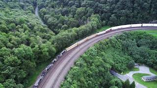 Horseshoe Curve Altoona PA Derailment  July 26 2019 [upl. by Enaed445]