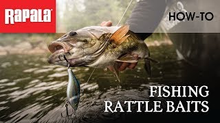 How to Fish Rattle Baits  Rapala Fishing Tips [upl. by Yatnuahs]