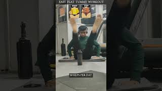 EASY FLAT TUMMY WORKOUT AT HOME 🥵🏡 easyworkouts fatloss bellyfatloss weightloss [upl. by Johnathan]