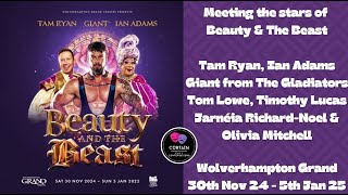 Chatting to the cast of the Wolverhampton Grand Theatres Pantomime  Beauty amp The Beast [upl. by Rairb501]