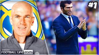 ZINEDINE ZIDANE BACK AT REAL MADRID 👀 Real Madrid  Football Life 2025  Master League  1 [upl. by Vilberg]