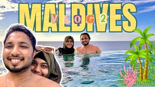 Maldives vlog 2 🇲🇻Maafushi Island Kaani Palm hotel সারাদিন মাফুসি আইসল্যান্ডে কী কী করলাম [upl. by Atsylac]