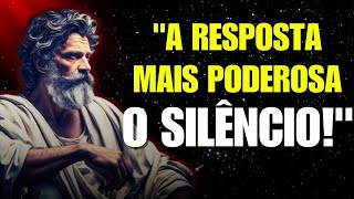 quotFilosofia Estoica Por Que Ficar em Silêncio é a Resposta Mais Fortequot estoico filosofia [upl. by Janela]